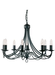 Searchlight Maypole  8  Light Ceiling Fitting - Matt Black Searchlight Maypole  8  Light Ceiling Fitting - Matt Black