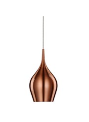 Searchlight Vibrant Bell Shaped Pendant Light - Copper Searchlight Vibrant Bell Shaped Pendant Light - Copper