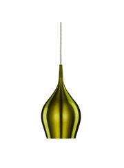 Searchlight Vibrant Bell Shaped Pendant Light - Green Searchlight Vibrant Bell Shaped Pendant Light - Green
