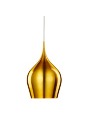 Searchlight Vibrant Bell Shaped Pendant Light - Gold - Large