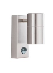 Searchlight Outdoor & Porch Wall Light - Stainless Steel - Motion Sensor Searchlight Outdoor & Porch Wall Light - Stainless Steel - Motion Sensor