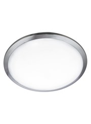 Searchlight Led Bathroom Flush Light - Frosted Glass Shade - Chrome Trim - Ip 44 Searchlight Led Bathroom Flush Light - Frosted Glass Shade - Chrome Trim - Ip 44