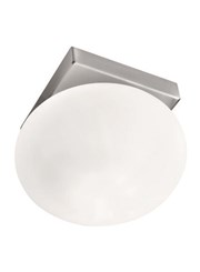 Searchlight Recessed Downlight With Oval Opal Cube Glass