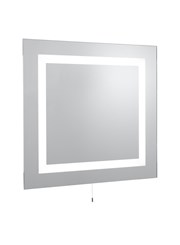 Searchlight Bathroom Mirror Light - Rectangular - T5 - Pull Cord - Ip44