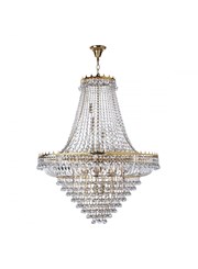 Searchlight Versailles 19 Light Clear Crystal Chandelier - Gold - 1022Cm Dia