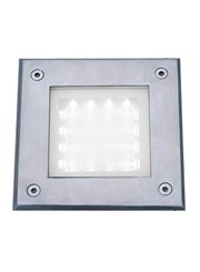 Searchlight Led Recessed Indoor & Outdoor Square Walkover Light 15Cm - Ip67