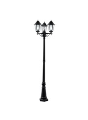 Searchlight Alex Traditional Outdoor Post Lamp - 3 Light - Black Searchlight Alex Traditional Outdoor Post Lamp - 3 Light - Black