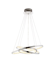 Endon Kline LED 3 Ring Pendant Ceiling Light