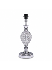 Hannah Luxury Chrome & Crystal Table Lamp Base Hannah Luxury Chrome & Crystal Table Lamp Base