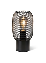 Ringtown Modern Black Wire Mesh Industrial Style Table Lamp Ringtown Modern Black Wire Mesh Industrial Style Table Lamp