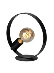 Hoople Matt Black Industrial Hoop Table Lamp Hoople Matt Black Industrial Hoop Table Lamp