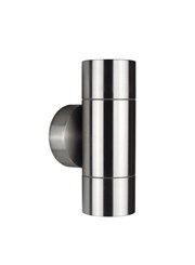 Elipta Compact Up & Down Stainless Steel Outdoor Wall Light Gu10 Elipta Compact Up & Down Stainless Steel Outdoor Wall Light Gu10