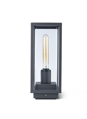 Elipta Kensington Modern Outdoor Post Light - E27 - Graphite Grey