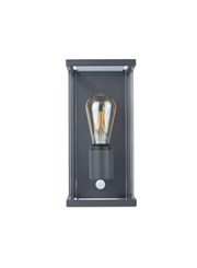 Elipta Kensington Modern Outdoor Wall Light - E27 - Graphite With PIR Sensor Elipta Kensington Modern Outdoor Wall Light - E27 - Graphite With PIR Sensor