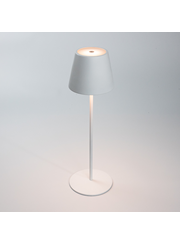 Elipta Rechargeable Battery Outdoor LED Table Lamp - White Elipta Rechargeable Battery Outdoor LED Table Lamp - White