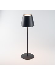 Elipta Rechargeable Battery Outdoor LED Table Lamp - Black