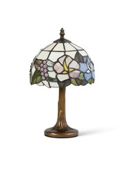 Lily Small Tiffany Style Stained Glass Traditional Table Lamp
