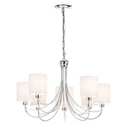 Endon Phantom Ceiling Pendant Light - Chrome - 7 Light Endon Phantom Ceiling Pendant Light - Chrome - 7 Light