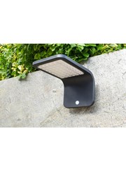 Patilo Sunny Solar Wall Light with PIR - Aluminium - Black Patilo Sunny Solar Wall Light with PIR - Aluminium - Black