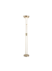 Mother and Child Floor Lamp - Antique Brass - Complete With LED Bulbs Mother and Child Floor Lamp - Antique Brass - Complete With LED Bulbs