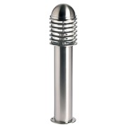 Endon Louvre Modern Outdoor Post Light - Polished Stainless Steel - IP44 Endon Louvre Modern Outdoor Post Light - Polished Stainless Steel - IP44