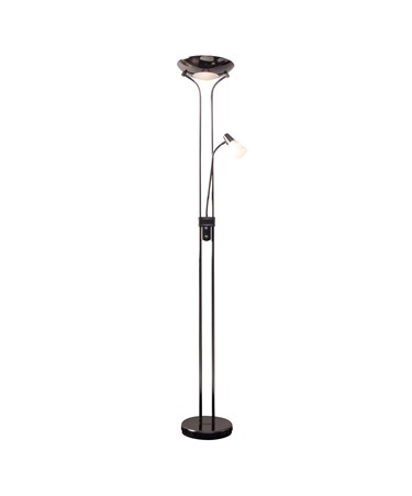 Mother and Child Floor Lamp - Black Chrome - Complete With LED Bulbs