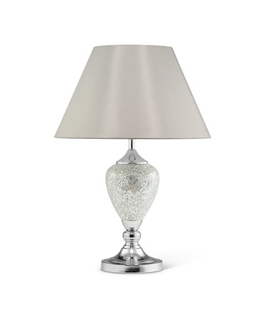 Isabella Large Mirror Shard Style Large Table Lamp with Matching Shade