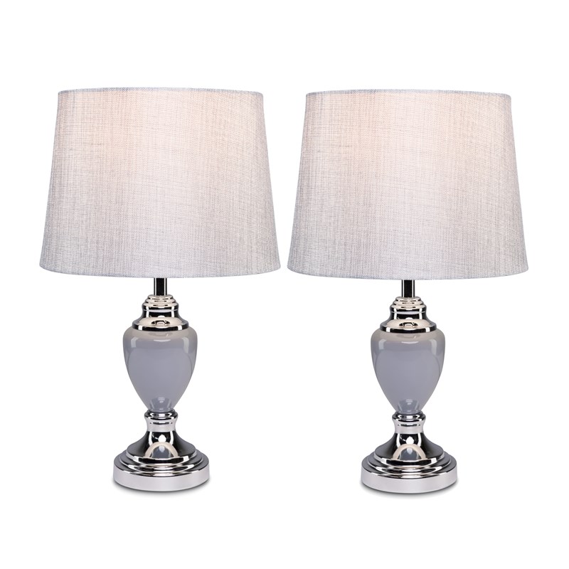 Bailey Table Lamps with Natural Linen Shade (Pair) Bailey Table Lamps with Natural Linen Shade (Pair)