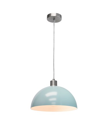 Dome Modern Suspension Ceiling Pendant Light - Blue