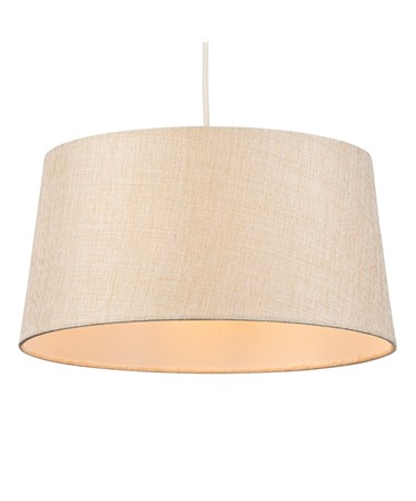Tapered Beige Large Ceiling Light Lamp Shade - 40cm - Shade Only