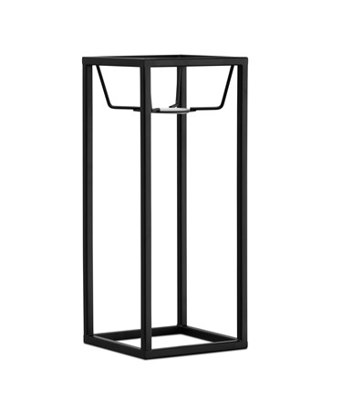 Quattro Modern Matt Black Frame Ceiling Pendant - Shade Only