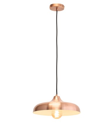 Glendon Industrial Style Ceiling Pendant Light - Brushed Copper