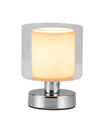 Lulworth Chrome Plinth Table Lamp