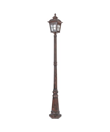 Searchlight Pompeii Large Outdoor Post Light - Brown Stone Finish - Ip44