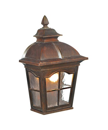 Searchlight Pompeii Large Outdoor Wall Light - Brown Stone Finish - Ip44