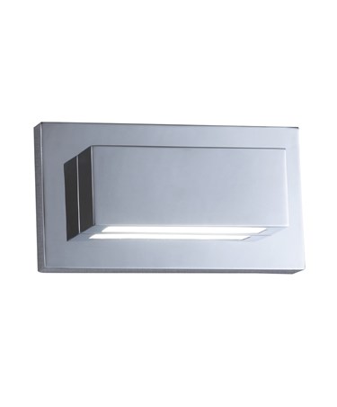 Searchlight Oblong Led Wall Up & Down Light - Chrome -2 Led