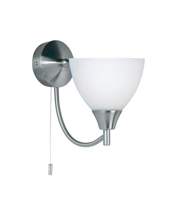 Endon Alton Wall Light - Satin Nickel