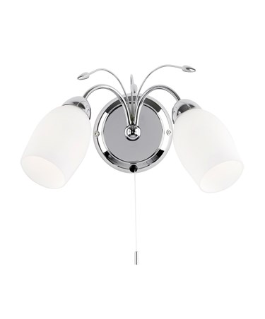 Endon Meadow Wall Light - 2 Light - Chrome
