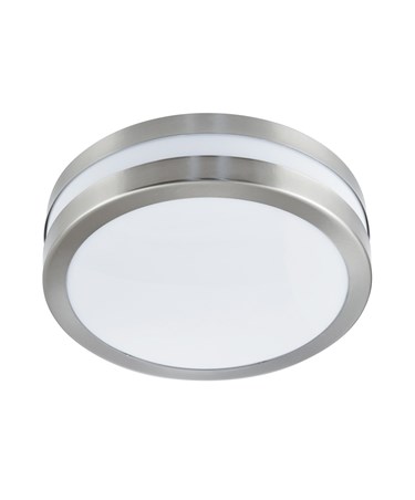 Searchlight Outdoor & Porch Bulkhead 2 Light - White & Silver - Ip44 - 28Cm