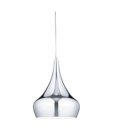 Searchlight Chrome Yurt Pendant Light - 24Cm Diameter