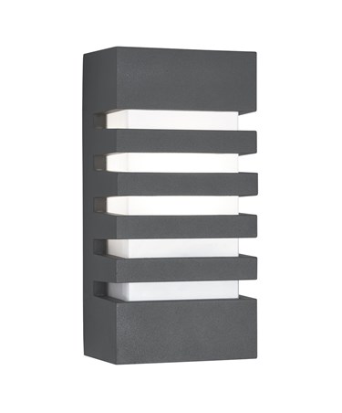 Searchlight Outdoor & Porch Grilled Light - Dark Grey & White