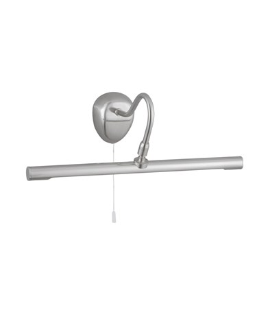 Searchlight Led Picture Light - Satin Silver - Pull Cord Switch