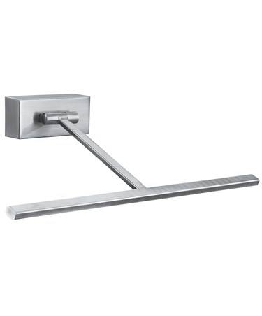 Searchlight Led Picture Light - Satin Silver - Straight Arm - Adjustable