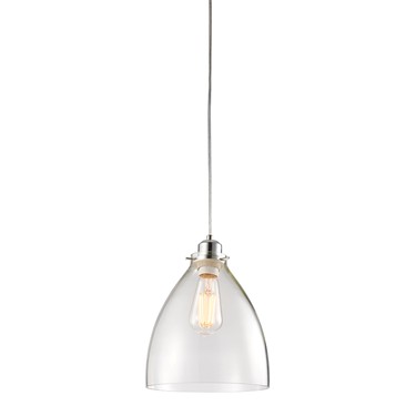 Endon Elstow Non Electric Pendant - Clear Glass Endon Elstow Non Electric Pendant - Clear Glass