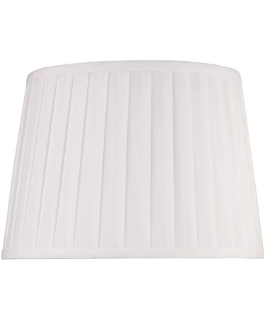 Queenswood Ivory Pleat Table Lamp Shade - 30cm - Replacement Shade - Shade Only