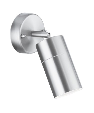 Searchlight Outdoor & Porch Directional Wall Light - Stainless Steel - Ip44