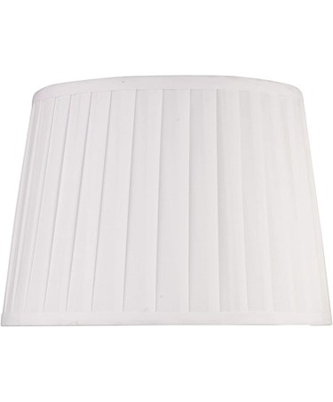 Queenswood Ivory Pleat Floor Lamp Shade - 45cm - Replacement Shade - Shade Only