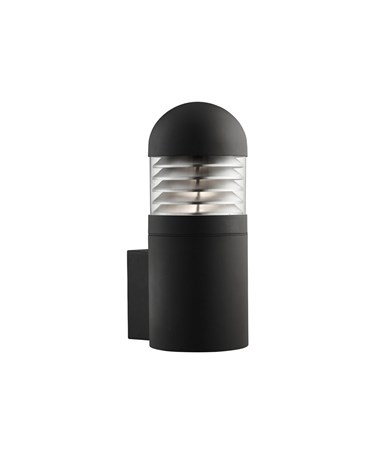 Searchlight Bollard Wall Light - Large Cylinder - Black Searchlight Bollard Wall Light - Large Cylinder - Black