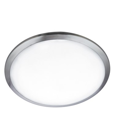 Searchlight Led Bathroom Flush Light - Frosted Glass Shade - Chrome Trim - Ip 44 Searchlight Led Bathroom Flush Light - Frosted Glass Shade - Chrome Trim - Ip 44