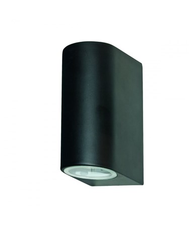 Searchlight Outdoor & Porch Wall Up & Downlight - Black - IP44